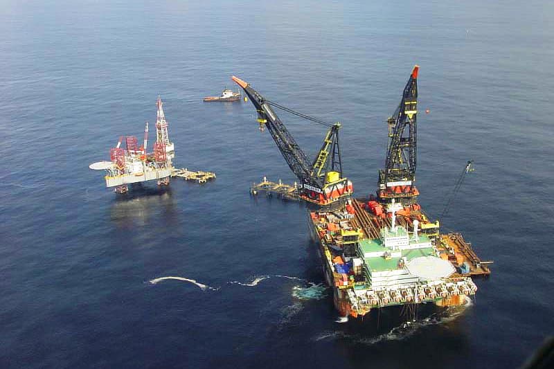 Maritime activity at sea